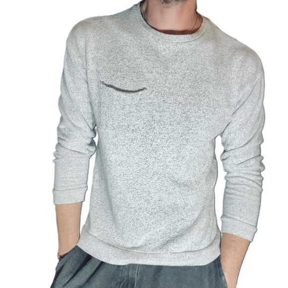 Forever 21 Other - Gray Minimalist Forever 21 Men Sweater Shirt Size Small